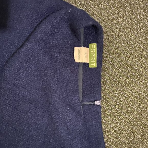Navy, boucle Vintage (90s) ESPRIT skirt suit - Picture 5 of 5